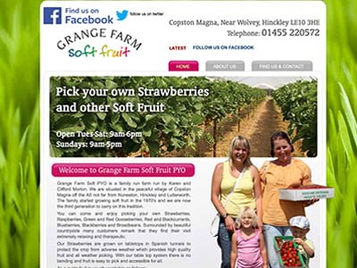 Grange Farm Website